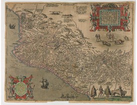 DE BRY, Th. - Hispaniae novae sive magnae, recens et vera descriptio * 1595.