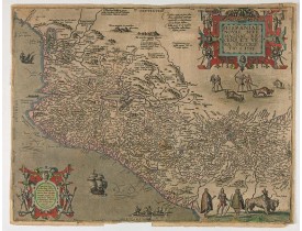 DE BRY, Th. - Hispaniae novae sive magnae, recens et vera descriptio * 1595.