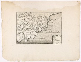 BEAULIEU, Sébastien de PONTAULT de. -  Carte du Gouvernement de Blanes.